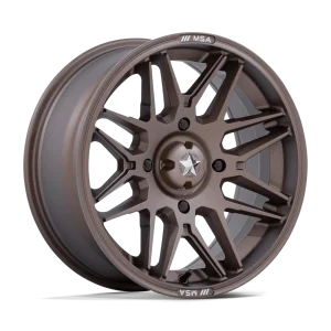 MSA Offroad Wheels – RADAR – Bronze – 14″x7″ 10mm – All weather Wheels – MA052ZX14704010